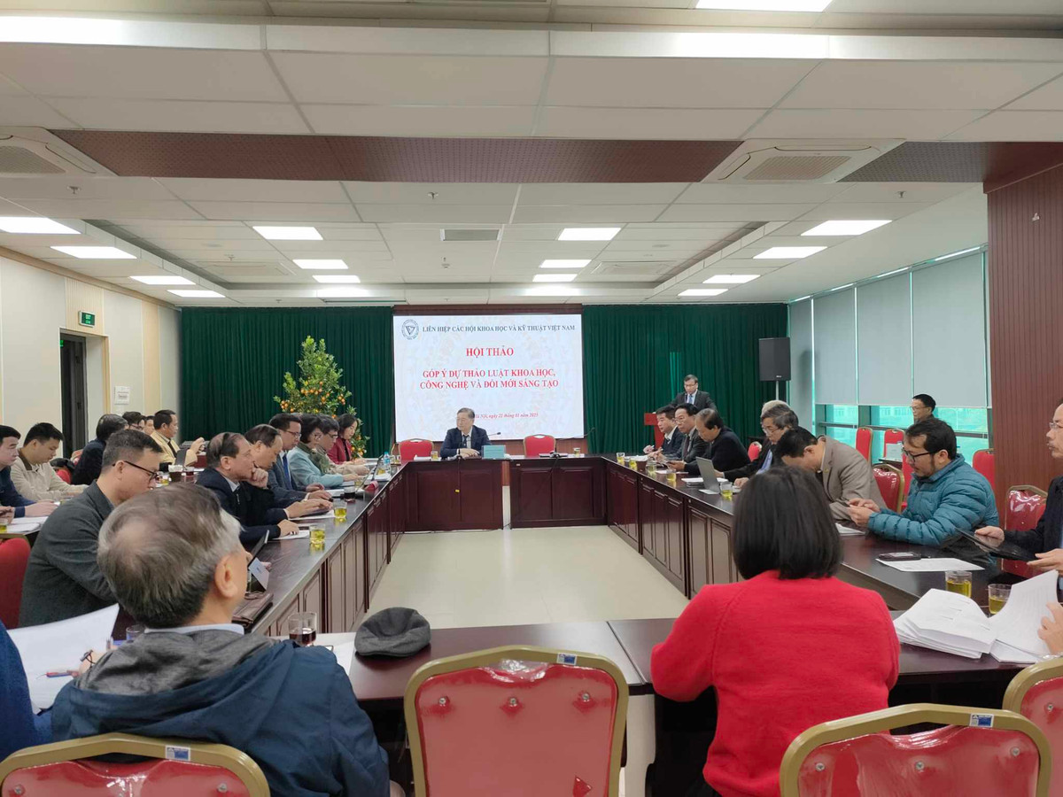 VUSTA góp ý Hồ sơ dự án Luật Khoa học, Công nghệ và Đổi mới sáng tạo VUSTA gop y Ho so du an Luat Khoa hoc, Cong nghe va Doi moi sang tao