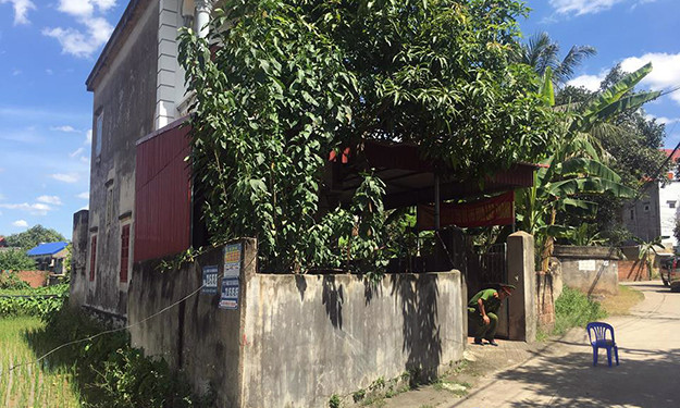 Khu vực cháu N. chạy ra kêu mọi người đến cứu.