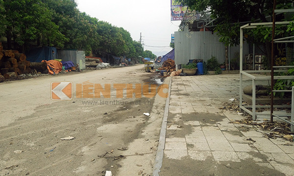 Hiện trường xảy ra vụ việc.