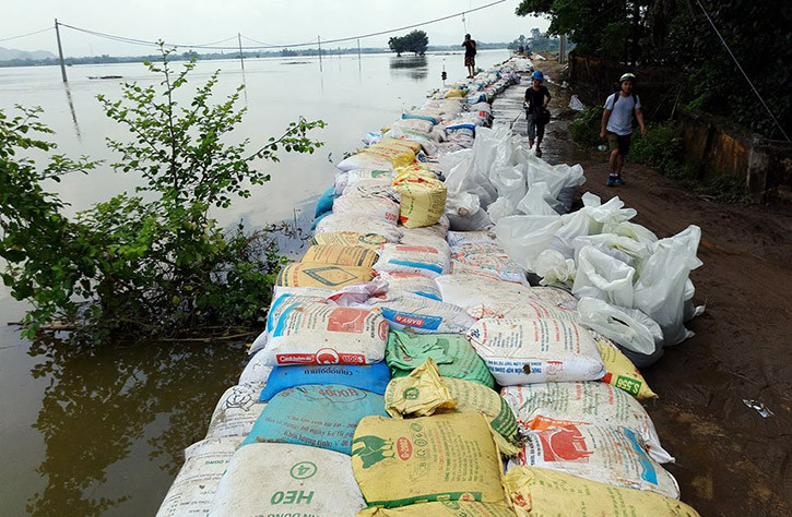 Trong khi đó thông tin với báo chí, ông Trần Quang Hoài - Tổng Cục trưởng Tổng cục Phòng chống thiên tai (Bộ Nông nghiệp và Phát triển nông thôn), cho biết qua kiểm tra hiện trường cho thấy, công tác bảo đảm an ninh trật tự, đời sống người dân cũng như công tác chống tràn đê của huyện Chương Mỹ tại khu vực đê tả sông Bùi đúng kỹ thuật và tinh thần khẩn trương. Ông Hoài cũng "bác" thông tin không chính xác gây hoang mang dư luận rằng việc nước lên do xả lũ hồ thủy điện Hòa Bình.