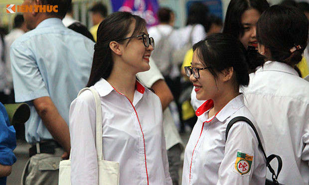 Thí sinh tham dự kỳ thi THPT quốc gia 2018.