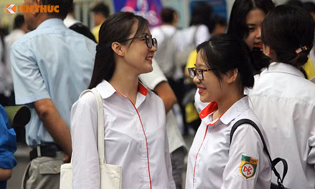 Thí sinh tham dự kỳ thi THPT quốc gia 2018.