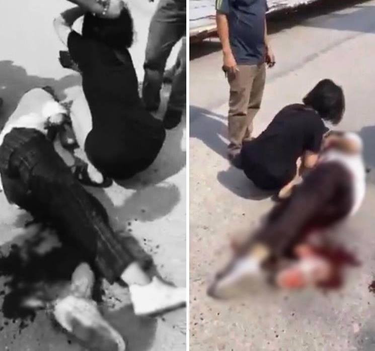 Hiện trường xảy ra vụ việc.