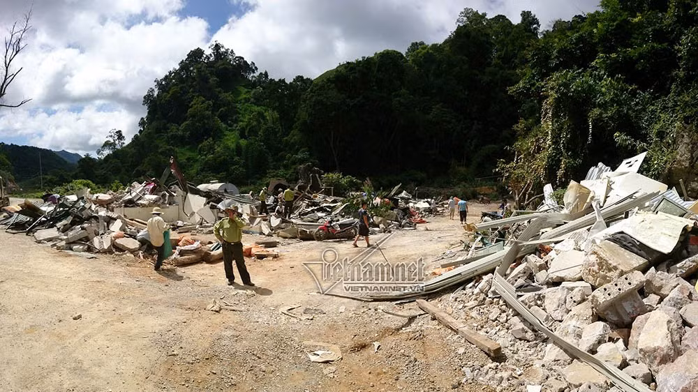 Tối 30/6, sào huyệt của Nguyễn Thanh Tuân bị lực lượng chức năng san phẳng