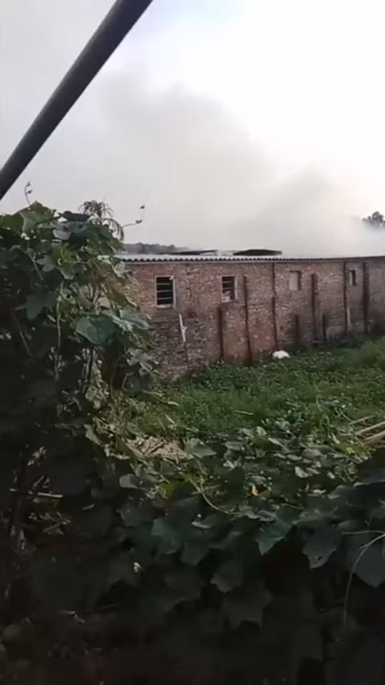 Hiện trường vụ cháy. Ảnh CTV.