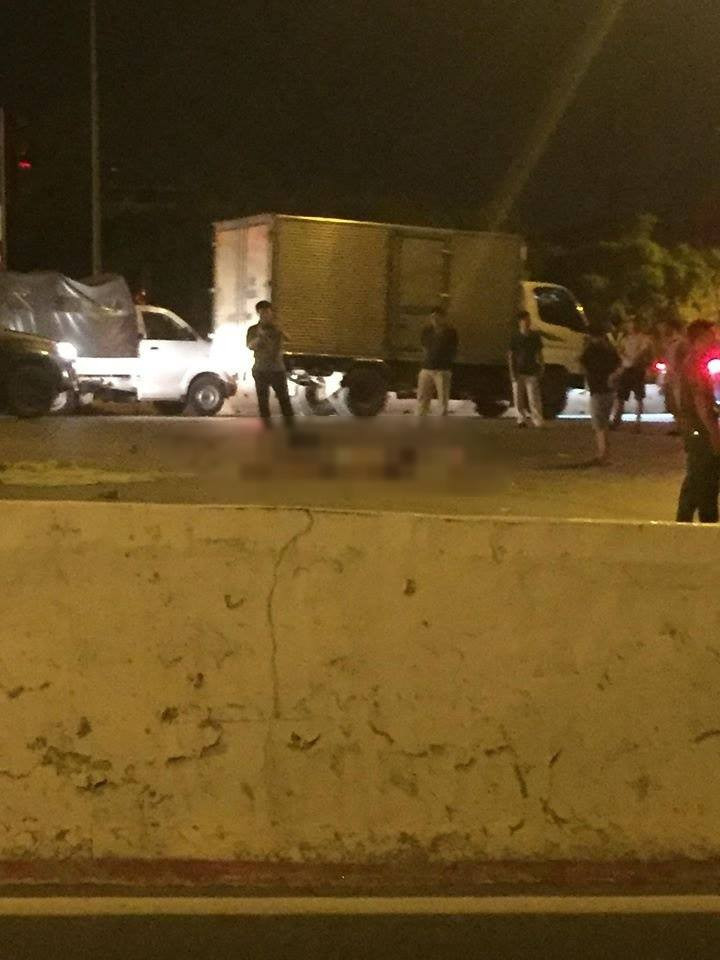 Hiện trường vụ tai nạn.