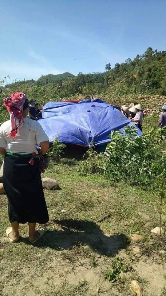 Hiện trường vụ việc.