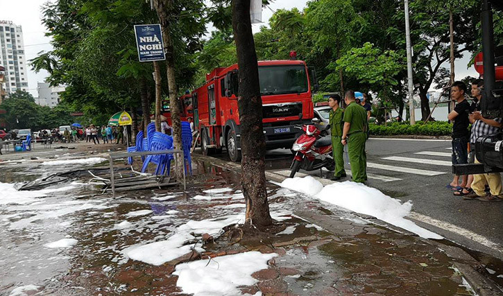 Hiện nguyên nhân cháy quán bia đang được cơ quan chức năng làm rõ.