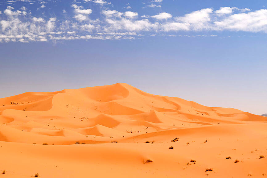 Cồn cát sao lớn nhất Trái Đất được tìm thấy ở sa mạc Badain Jaran, Tây Trung Quốc. Ngoài ra, chúng còn tồn tại ở Biển cát Namib, Namibia, Grand Erg Oriental và Grand Erg Occidental tại Algeria, và Rub' al Khali ở Saudi Arabia.