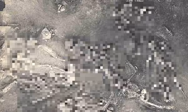 Các nhà khảo cổ phát hiện nhiều xác chết trong tư thế như đang bận rộn công việc hàng ngày khi thảm họa xảy ra.