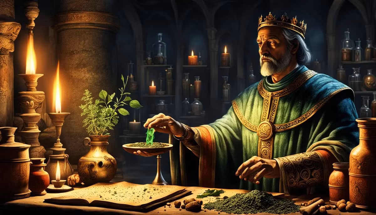 3. Thuốc giải độc phổ quát: Do Vua Mithridates VI sáng chế, được hoàn thiện bởi bác sĩ riêng của Hoàng đế Nero.