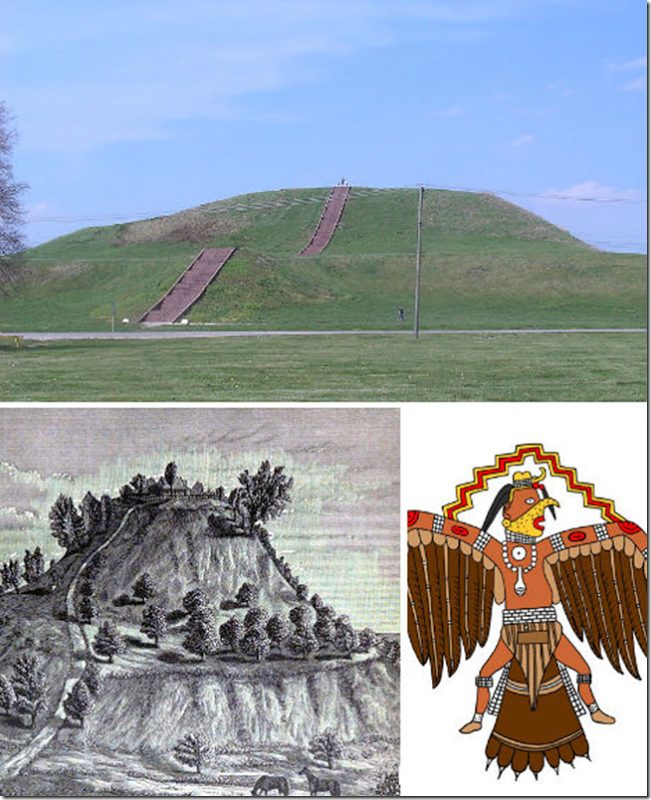 6. Cahokia, Illinois, Mỹ: Từng là trung tâm đô thị lớn nhất Bắc Trung Mỹ vào khoảng năm 1250, sụp đổ khoảng 100 năm trước khi người châu Âu đến do yếu tố môi trường hoặc xâm lược.
