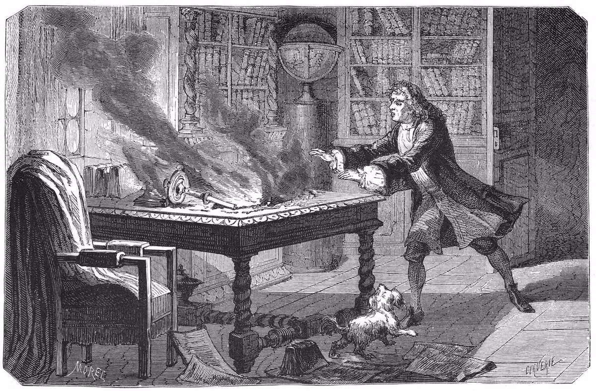 Cảm giác bị bỏ rơi đã đeo bám ông suốt cuộc đời. Khi còn trẻ, Newton bị mẹ bắt về nhà để quản lý trang trại, chỉ nhờ sự can thiệp của người cậu mà ông mới được phép tiếp tục học đại học.