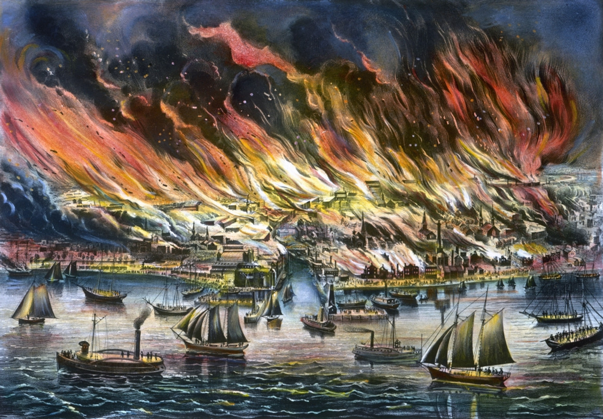 Chỉ trong nửa tiếng đồng hồ, cả thành phố chìm trong biển lửa, không có sức mạnh nào có thể chống lại được.