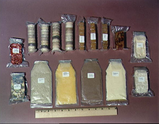 2003: Các phi hành gia mang theo món ăn truyền thống của quốc gia mình.