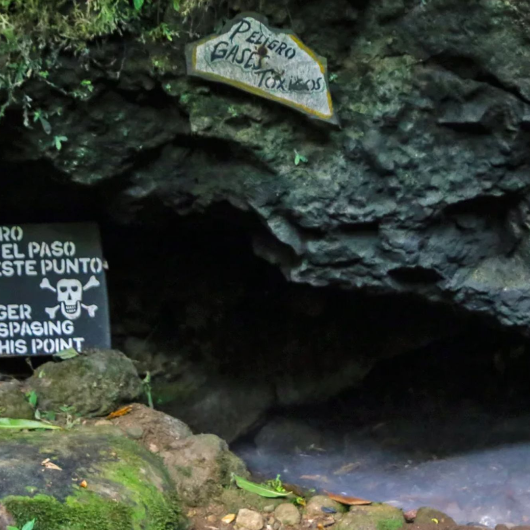 Hang được phát hiện tình cờ khi một công nhân cảm thấy mệt mỏi gần lối vào.