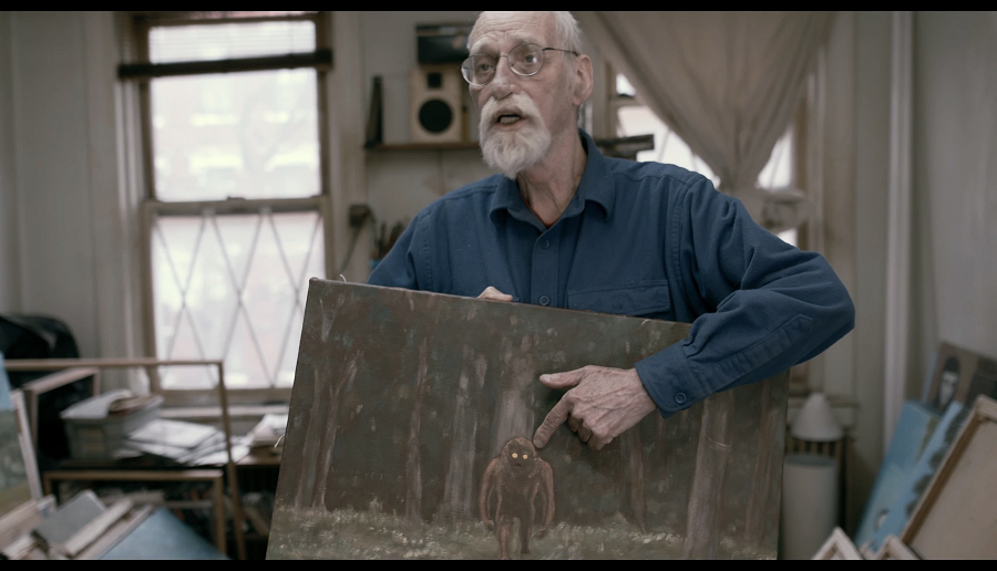 Ông Huggins vẫn sống cùng vợ cũ và đã có trải nghiệm tiếp xúc với những đứa con ngoài hành tinh.