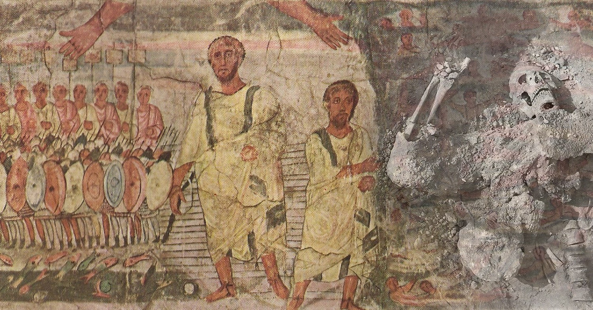 Thông qua một số kiểm tra, xét nghiệm, các chuyên gia phát hiện binh sĩ Ba Tư sử dụng khí độc để tiêu diệt binh sĩ La Mã.