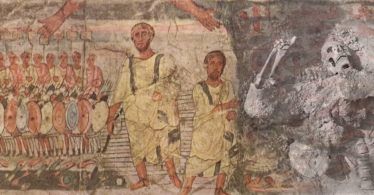 Thông qua một số kiểm tra, xét nghiệm, các chuyên gia phát hiện binh sĩ Ba Tư sử dụng khí độc để tiêu diệt binh sĩ La Mã.