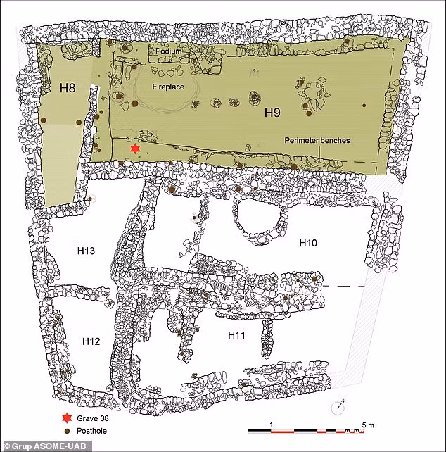Bên cạnh thi hài người phụ nữ, các chuyên gia phát hiện một bộ hài cốt nam giới tử vong trong độ tuổi khoảng 35 - 40.