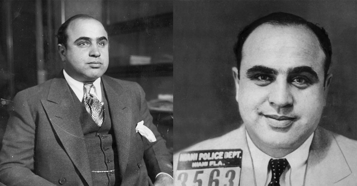 Vào tháng 6/1931, Capone bị khởi tố về tội Trốn thuế. Kết thúc phiên tòa, gã nhận bản án 11 năm tù. Sau 2 năm bị giam tại nhà tù liên bang ở thành phố Atlanta, gã được chuyển đến nhà tù Alcatraz được canh gác nghiêm ngặt.