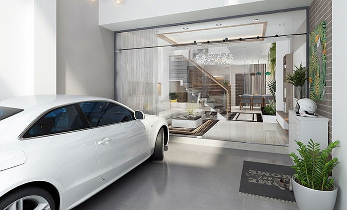 Nha 3 tang tren manh dat hinh thang theo phong cach hien dai-Hinh-4