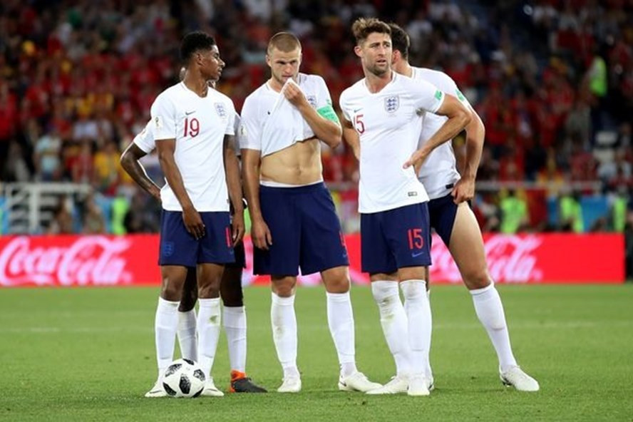 Tuyển anh trong trận thua Bỉ 0 -1