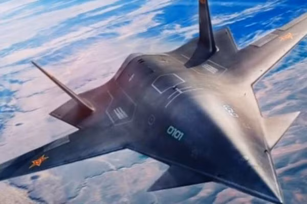 Hình minh họa phi cơ Hắc Đao của Trung Quốc. Ảnh: Defence.