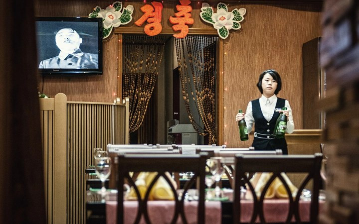 Một nhà hàng Triều Tiên tại thủ đô Bình Nhưỡng.