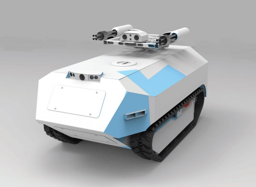 Robot chiến đấu tự hành "Centaur" (Nhân Mã). Nguồn ảnh: Defence Blog.