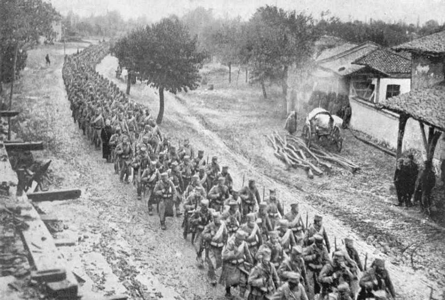 Khoảng 87% trong số những binh lính Áo-Hung tham gia chiến đều có thể sử dụng tốt tiếng Đức và tiếng Đức cũng chính là ngôn ngữ duy nhất được sử dụng trong phe Đức, Áo-Hung. Nguồn ảnh: Wiki.