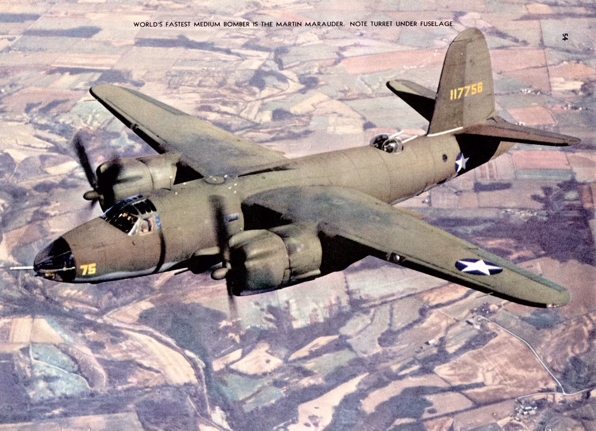 Mỗi máy bay ném bom B-26 được thiết kế để mang theo tối đa 1,8 tấn bom các loại. Tuy nhiên trong Chiến tranh Việt Nam, các máy bay này chủ yếu làm nhiệm vụ bay tuần thám ở vùng biển Việt Nam. Nguồn ảnh: Flickr.