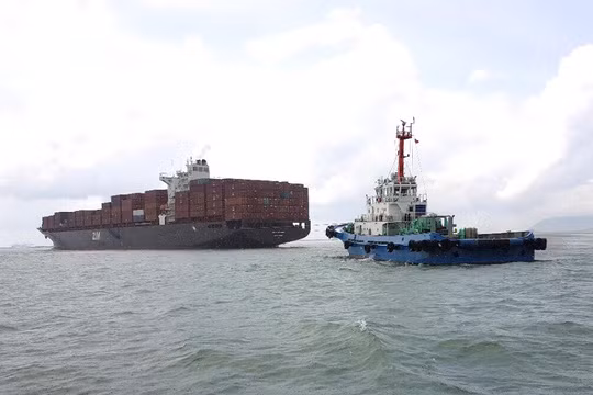 Tàu nước ngoài đang mắc kẹt ở Vũng Tàu