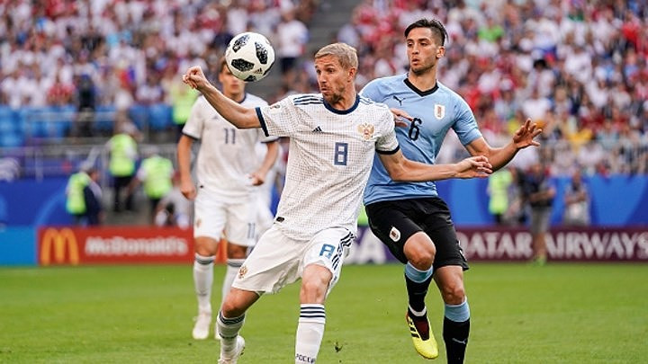 2. Đội tuyển Nga nhì bảng A - 6 điểm