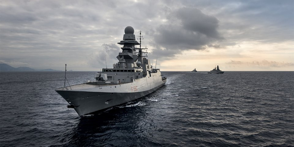 Mang tên Fincantieri's FREMM Alpino hay còn được gọi tắt là Alpino. Đây là một trong số 5 khinh hạm được coi là hiện đại nhất thế giới ngày nay được đóng theo lớp FREMM - lớp khinh hạm rất có thể sẽ được phục vụ trong Hải quân Mỹ trong tương lai. Nguồn ảnh: BI.