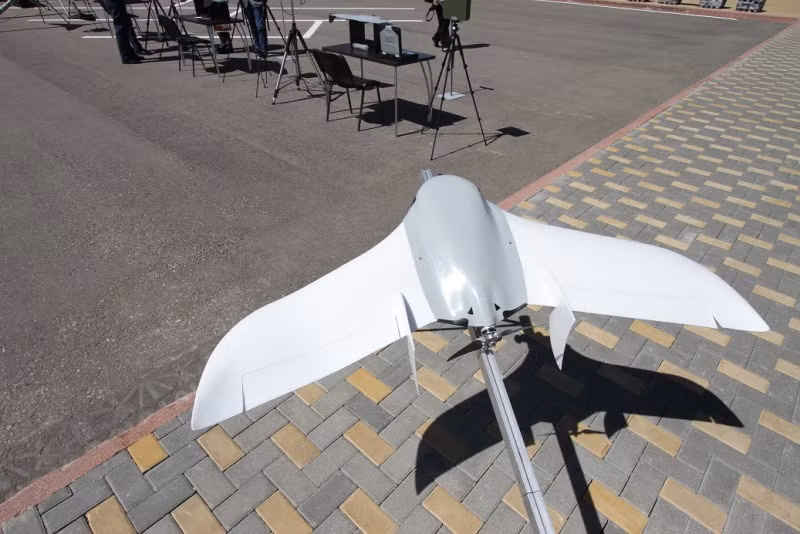 Geoscan 101. Đúng như cái tên gọi của mình, loại máy bay không người lái này được sử dụng chuyên để quét địa hình mặt đất, dựng hình ảnh chi tiết theo thời gian thực. Nguồn ảnh: ExpoRu.