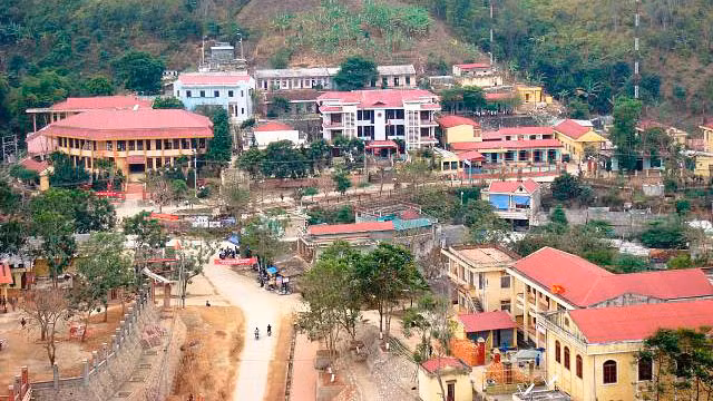 Một góc thị trấn Mường Lát