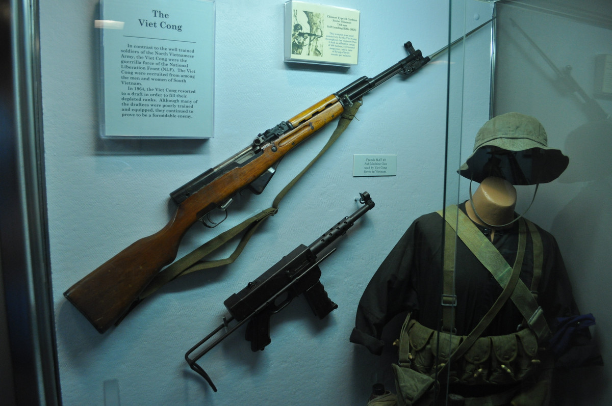 Một khẩu tiểu liên MAT-49 được quân dân ta sử dụng tới Kháng chiến chống Mỹ. Nguồn ảnh: History.