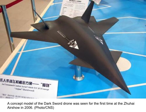 Hắc Đao ở triển lãm hàng không Châu Hải, Trung Quốc.