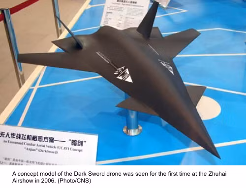 Hắc Đao ở triển lãm hàng không Châu Hải, Trung Quốc.