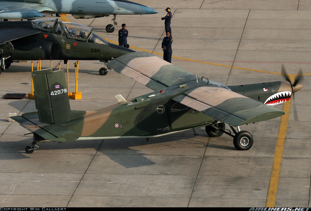 Hiện tại, trong lực lượng không quân Hoàng gia Thái Lan, những chiếc AU-23 này đang thực hiện nhiệm vụ tuần tra biên giới và tìm kiếm, cứu hộ cứu nạn ven bờ. Nguồn ảnh: Airliners.