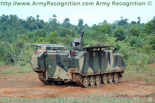 Tiếp theo là phiên bản M113 mang mã V25. Ở phiên bản này, thiết giáp M113 được tháo bỏ phần nóc xe, thay vào đó là một khẩu cối có cỡ nòng lên tới 120mm. Nguồn ảnh: Armyrec.