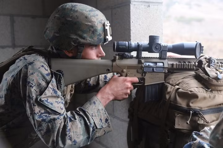 Trong trường hợp cần thiết, lính bắn tỉa có thể sử dụng cả những vị trí ẩn nấp thuận lợi trong khi vẫn có thể dễ dàng quan sát mục tiêu để ra tay.