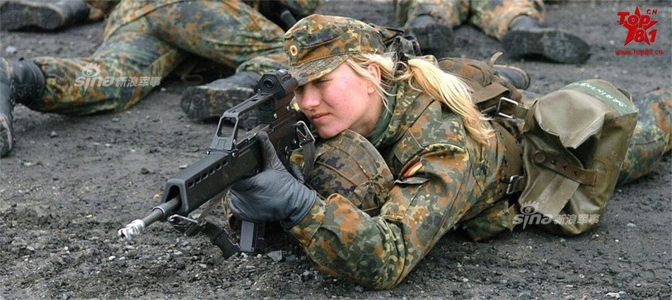 Ngay sau khi được tái thành lập vào năm 1955, Quân đội Đức đã cho phép nữ giới gia nhập lực lượng này. Nguồn ảnh: Sina.