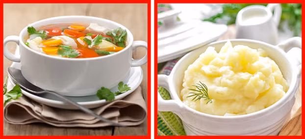 Không bao giờ ăn súp và khoai tây: Những món này vẫn được phục vụ tại Điện Buckingham nhưng nếu Nữ hoàng dùng bữa tối một mình thì không ai dám mang súp lên cho bà. Còn khoai tây thì đơn giản là do bà kiêng tinh bột.