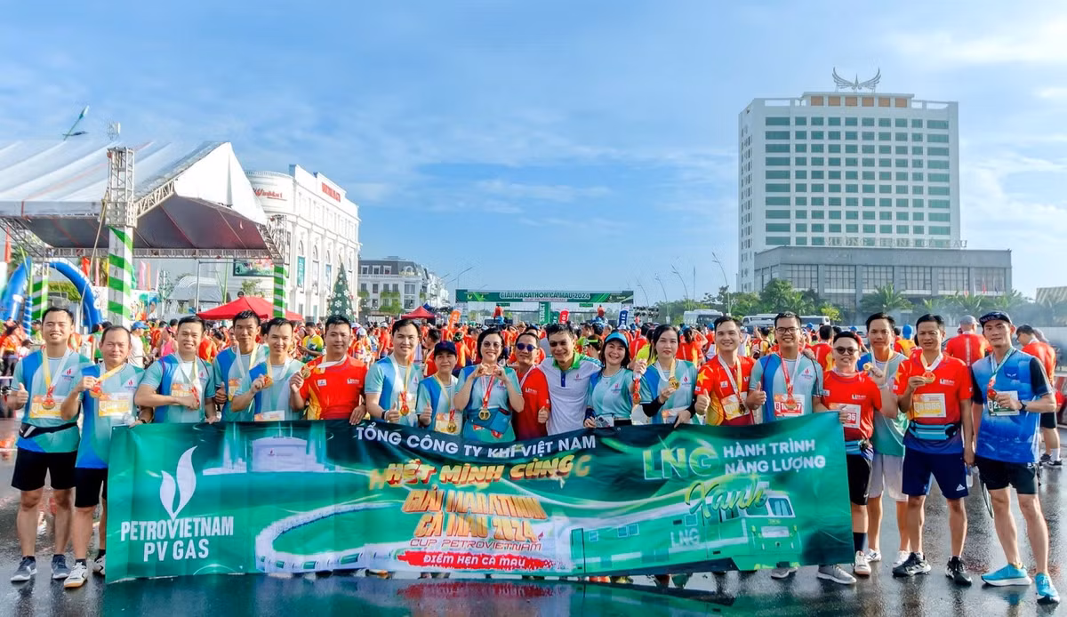 PV GAS toa sang tai giai Marathon Ca Mau 2024 – Cup Petrovietnam