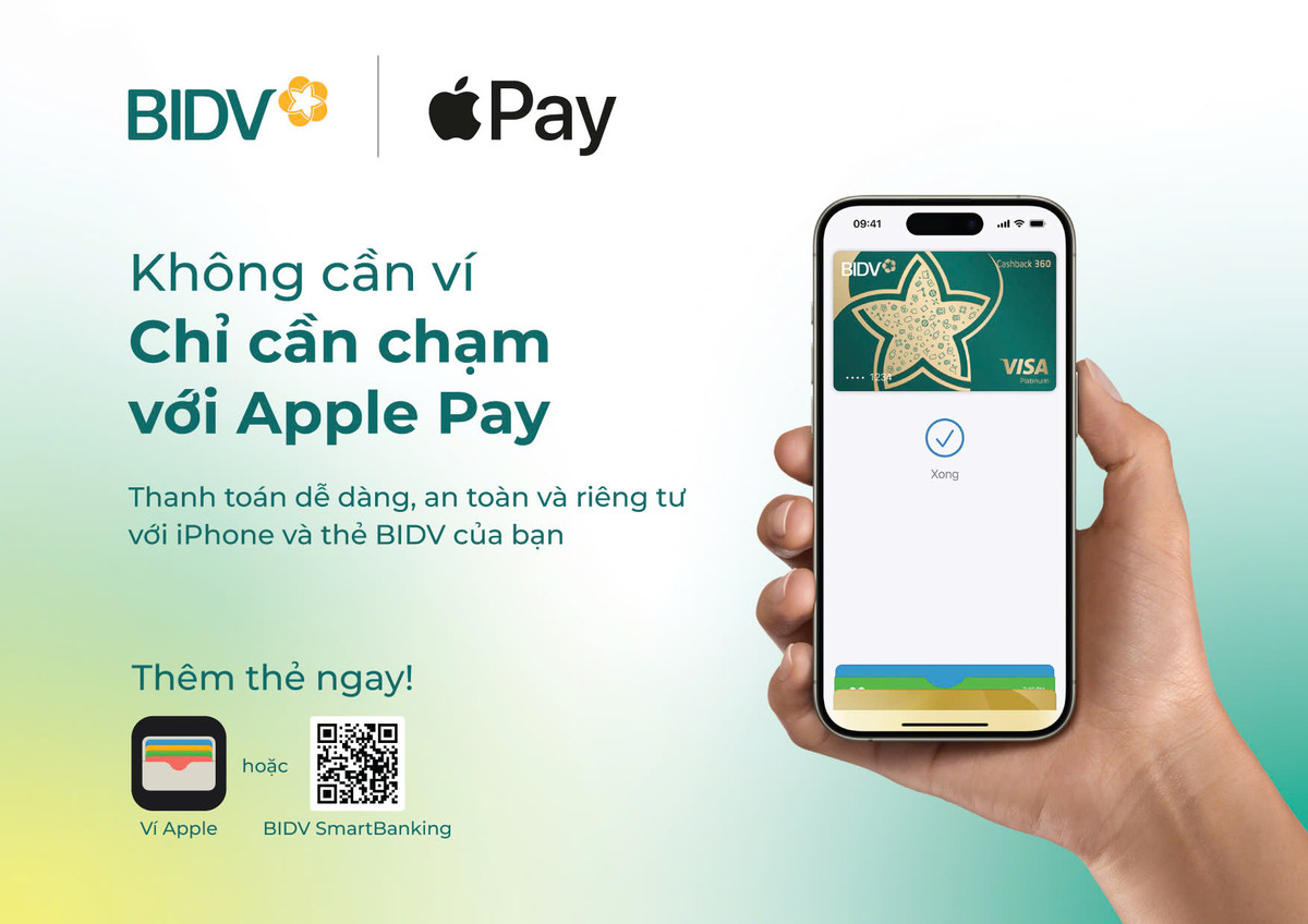 Thanh toan de dang, an toan va rieng tu voi the BIDV Visa va Apple Pay-Hinh-2