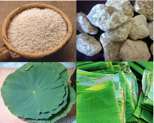 Để làm rượu nếp, bạn cần chuẩn bị 1kg gạo nếp cẩm (hoặc nếp cái hoa vàng), 20g men rượu, lá chuối hoặc lá sen, rổ thưa, chăn mỏng. Ảnh: phunutoday