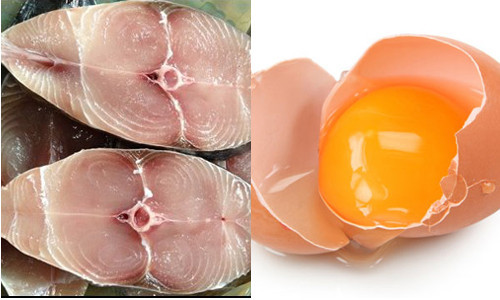 Cá thu hấp trứng. Cá thu giàu protein và canxi nên tốt cho nhu cầu hoạt động của não bộ. Dưỡng chất trong cá thu còn giúp phục hồi sức khỏe trí não của sĩ tử sau những đêm thức khuya học bài. Trứng gà cũng rất giàu protein, chất béo, canxi,.. giúp trí não hoạt động hiệu quả, giảm bớt mệt mỏi và ghi nhớ lâu. Ảnh: vatgia