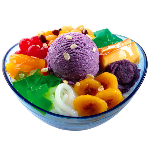 Halo-Halo. Halo halo theo tiếng Phillipines có nghĩa là mix- mix (trộn - trộn), là món đồ uống rất hấp dẫn ở Philippines. Thành phần cơ bản của thức uống này là đá bào và sữa đặc. Ngoài ra halo halo còn có sự kết hợp với nhiều hoa quả miền nhiệt đới như: mít, hồng xiêm, đu đủ, chuối, đậu đỏ, khoai lang … Ảnh: cebupacific